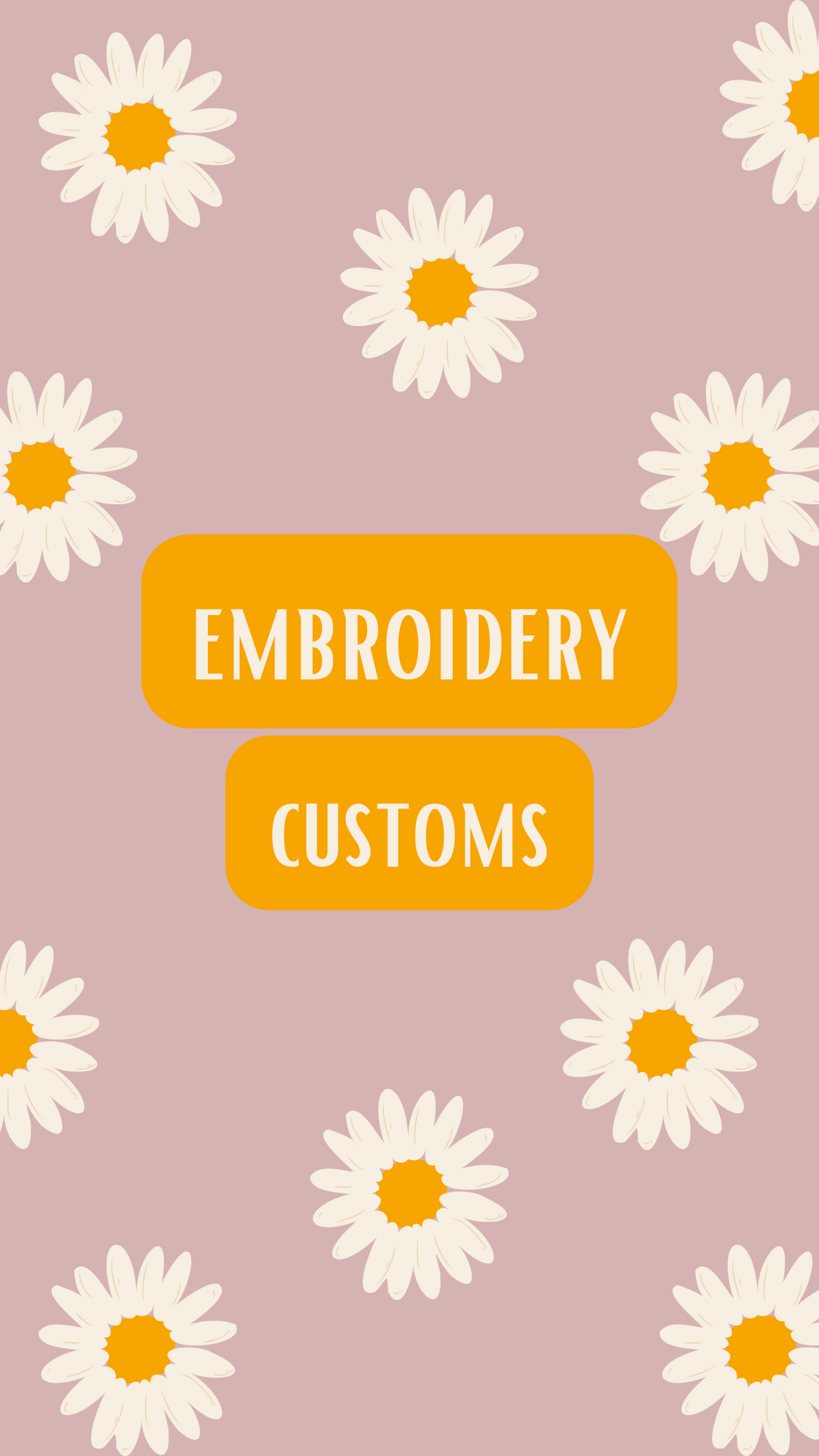 Custom Embroidery Deposit